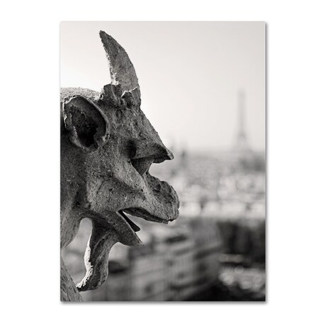 Trademark Fine Art Pierre Leclerc 'Gargoyle Paris' Canvas Art, 14x19 PL0029-C1419GG